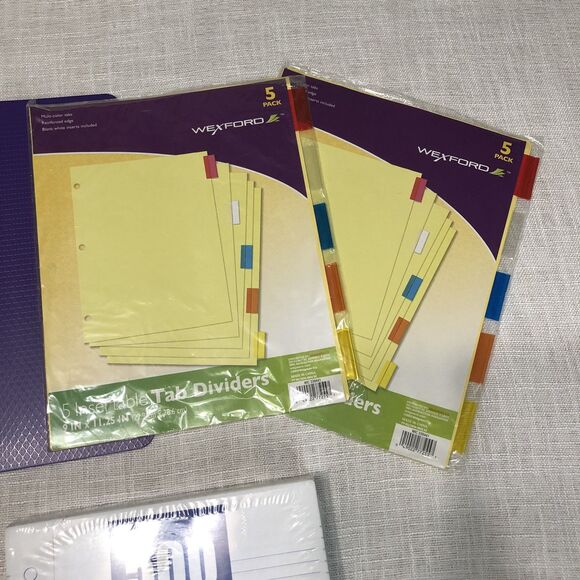 Back to School Essentials Supplies Pack Kit Bundle ~ Binder| 500 Paper | Divider - Picture 3 of 7